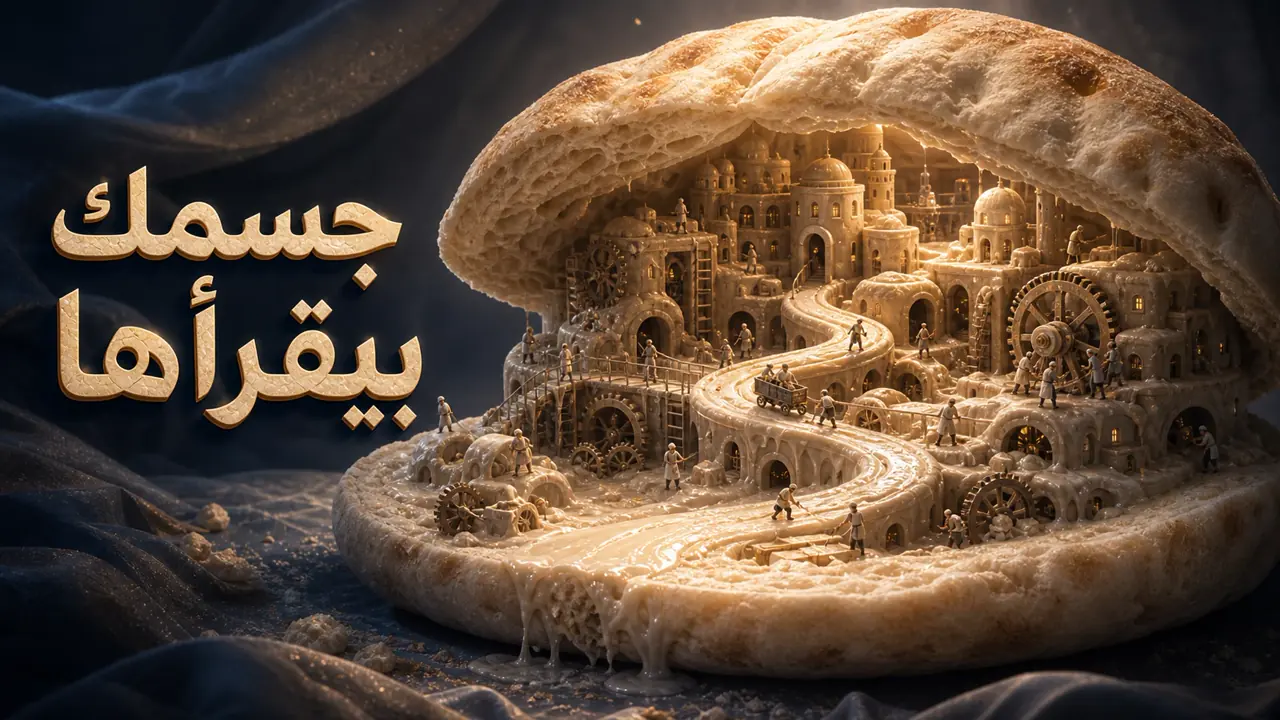العيش الأبيض مش مجرد كربوهيدرات: جسمك بيقرأ العجينة كلها